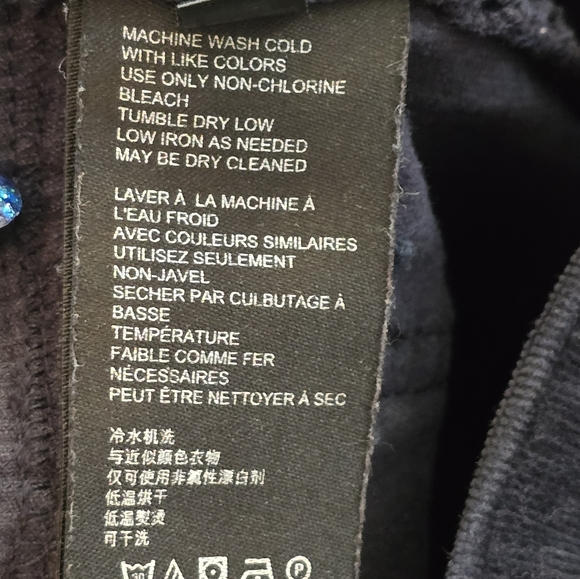 pilcro Corduroy Utility Pants Trousers, Black Patchwork Style, Casual‎ Everyday - Picture 13 of 13